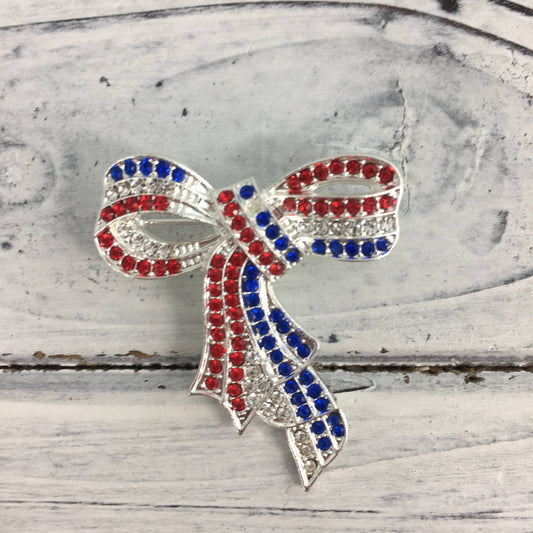 American Ribbon Brooch