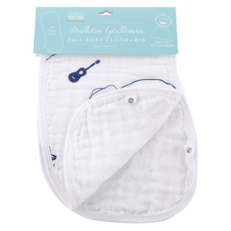 Southern Gentlemen Burp and Bib Cloth