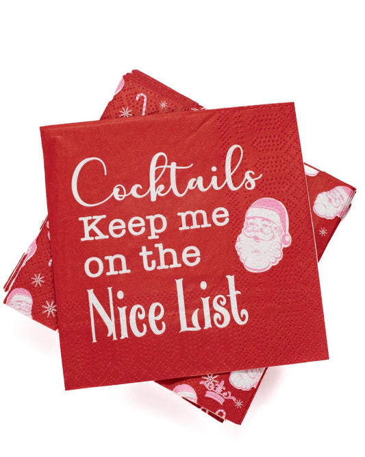 “…On the Nice” List Cocktail Napkins
