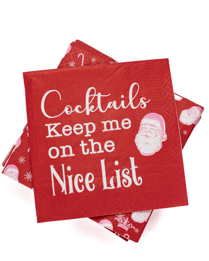 “…On the Nice” List Cocktail Napkins