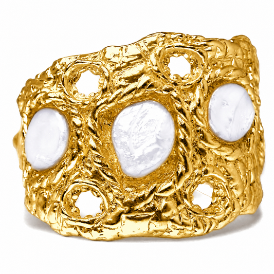 Pearl Textured Cuff