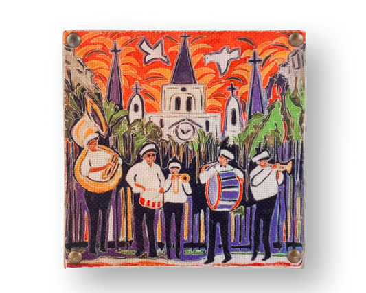 St. Louis Cathedral Jazz Band Art Block