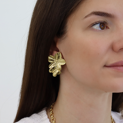 Bloom Clip On Earrings