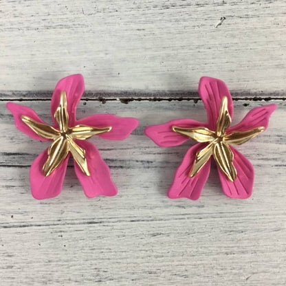 Tropical Flower Earrings