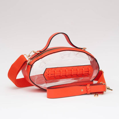 Football Style Clear Bag