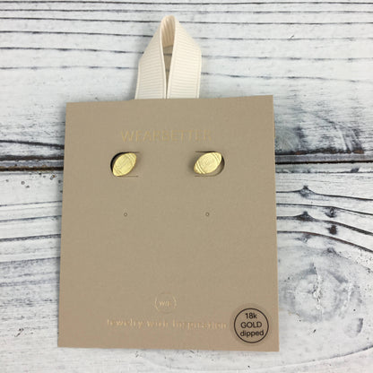 Football Post Earrings