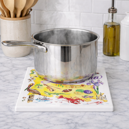 Louisiana 8" Ceramic Trivet